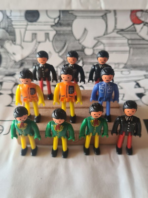 Majorette Majokit vintage figures set of 10 used from 1980s