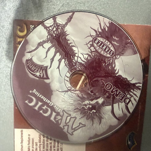 Magic: The Gathering Starter Level Demo PC CD-ROM like new