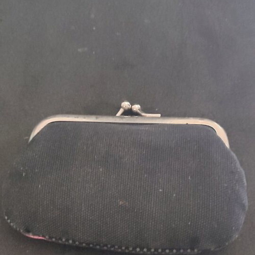 Children's wallet used, collection 1985-90, black