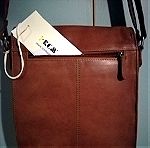  Δερμάτινη τσάντα ώμου/cross 𝐑𝐂𝐌 𝐛𝐚𝐠𝐬 - ταμπά  (Crossbody Bag 𝐑𝐂𝐌 𝐛𝐚𝐠𝐬 - brown, unisex)