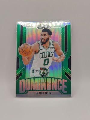 Κάρτα Jayson Tatum Dominance Green Prizm 2024-25 Panini Prizm καινούργια
