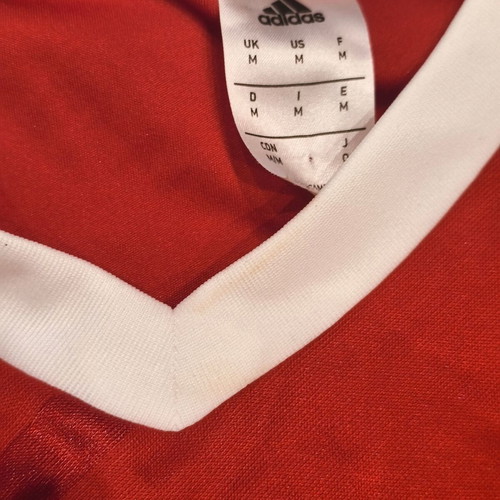 Adidas Red Soccer Jersey CA Mozaic Foot Challenge FFF #9 Size M used