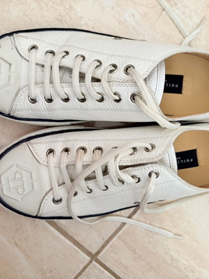 Philip Plein athletic shoes used, size 37, white