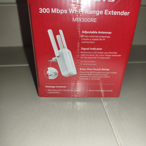 Mercusys Wi-Fi Range Extender MW300RE 300Mbps MIMO Ver. 4 new sealed