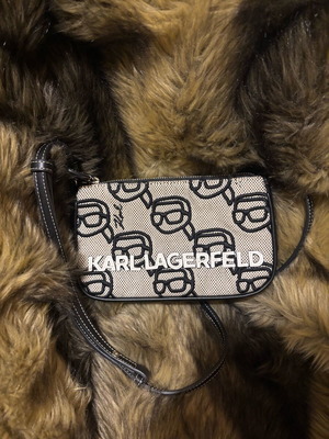 Τσαντάκι Karl Lagerfeld χιαστί καινούργιο, μαύρο και άσπρο