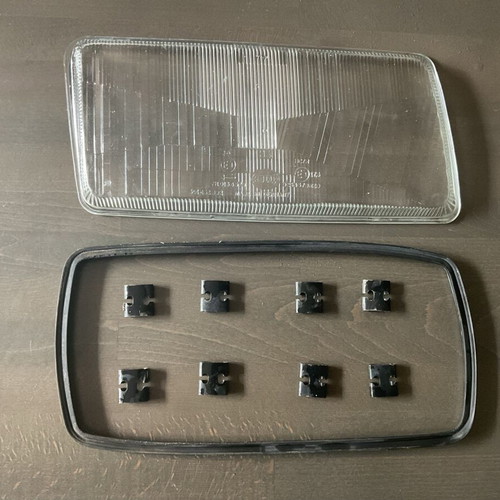 Audi 80 B3 1986-1991 front right headlight glass used HELLA