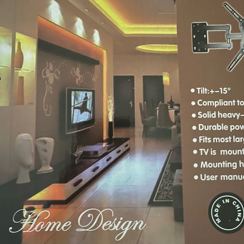 HDL-117B-2 wall TV mount new, up to 50kg and 46’’