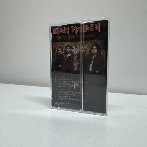 Iron Maiden The Number Of The Beast cassette like new, metal
