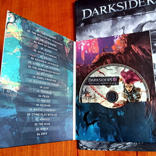 Darksiders III Artbook and Soundtrack like new