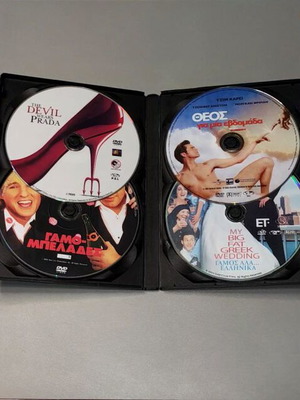 DVD Box Set of 4 Best 00s Comedies with Quadruple Case like new
