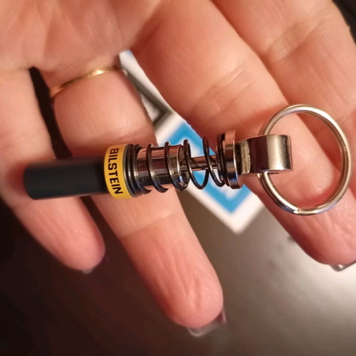 Bilstein promotional set new with keychain, stickers and pen