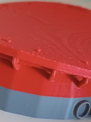 3D Εκτυπωμένη Μακέτα Γηπέδου Μπάσκετ Ολυμπιακού Καινούργιο