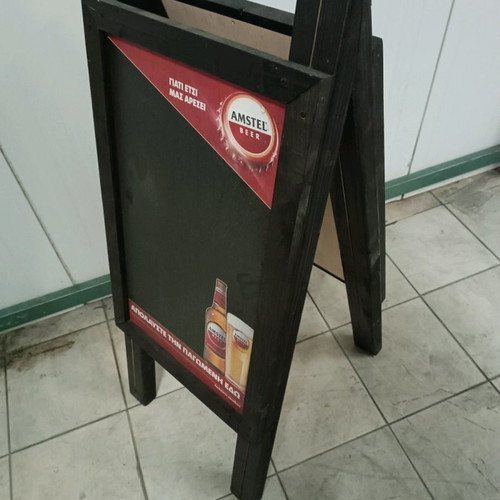 Wooden double-sided chalkboard new