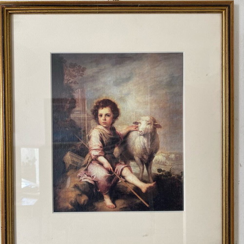 The Good Shepherd giclée on canvas like new