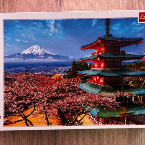 Puzzle 1000 pieces Japan Mount Fuji like new