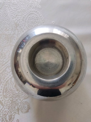 Double ashtray and candlestick made of cast iron inox like new