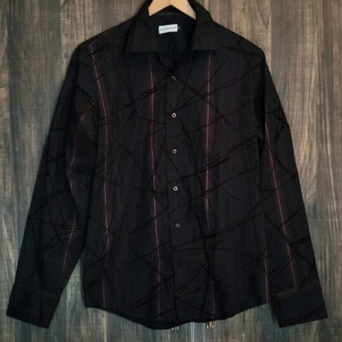 Clockhouse C&A shirt with colorful abstract pattern, size S, like new