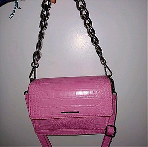 Τσάντα ώμου ροζ