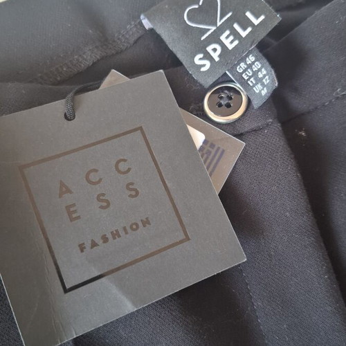 Access black sequin love logo pants Large 46 European
