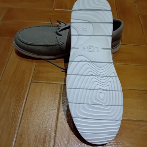 Ugg Australia men's sneakers size 45 new, leather and fabric, grey