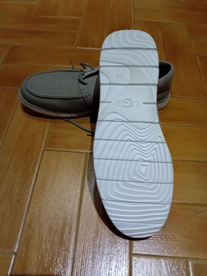 Ugg Australia men's sneakers size 45 new, leather and fabric, grey
