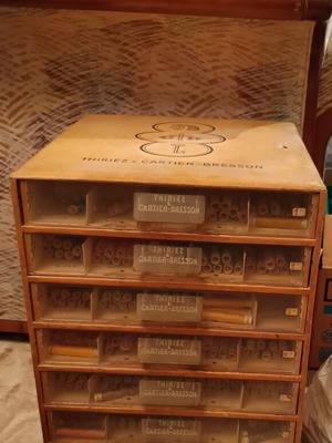 Thiriez & Cartier-Bresson wooden professional drawer cabinet used