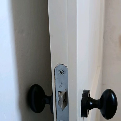 Interior door lacquered off-white used 70cm without frame