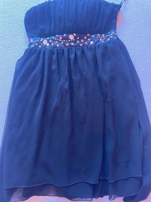 Strapless dress black like new, size S