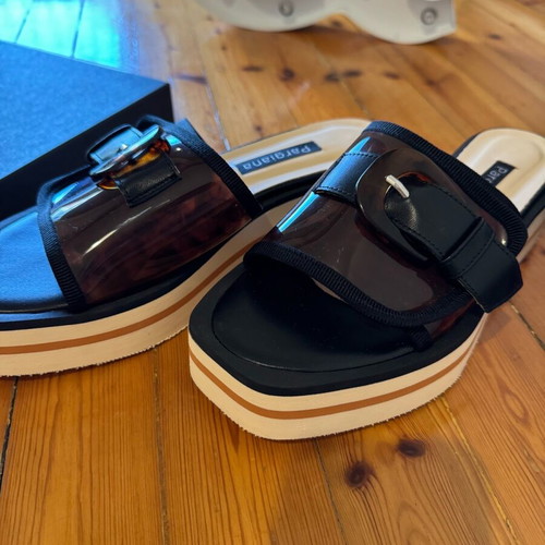 Pargiana platforms new, size 40, turtle pattern