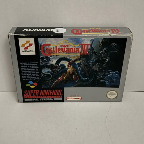 Super Castlevania IV Super Nintendo game used, PAL German edition