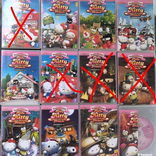Hello Kitty DVD collection like new, dubbed animation