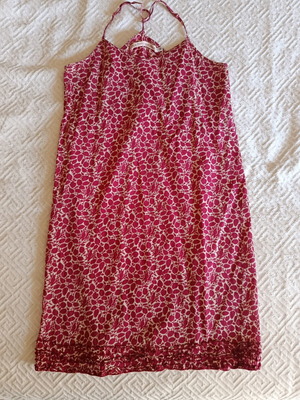 Nice Things dress used, red floral, size S