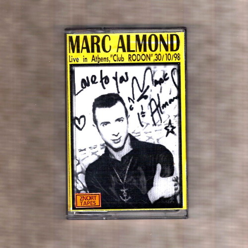 Marc Almond Live in Athens cassette tape used, Rock