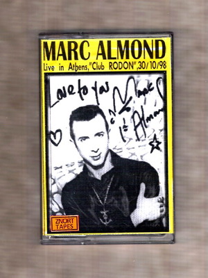 Marc Almond Live in Athens cassette tape used, Rock