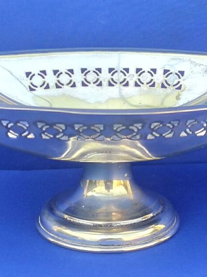 Crusader Large Silver-Plated Bowl used, vintage Australian 1930s