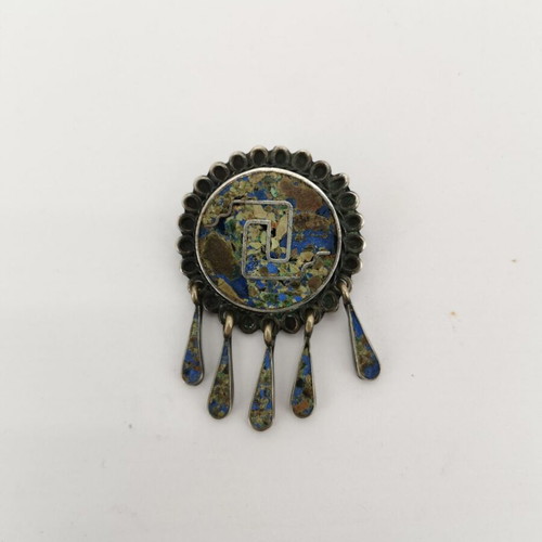 Silver lapel pin used, 1950s vintage