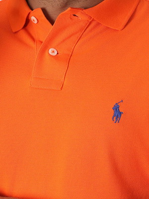 Polo Ralph Lauren Polo Shirt orange like new, classic fit
