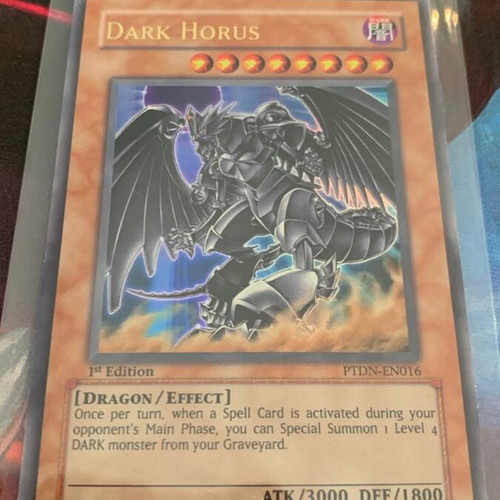 Dark Horus Yu-Gi-Oh card new, ultra rare vintage