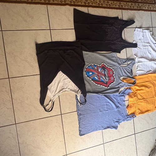 Women's tops pack of 6 used, multicolor summer tank tops