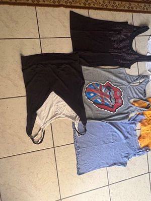 Women's tops pack of 6 used, multicolor summer tank tops