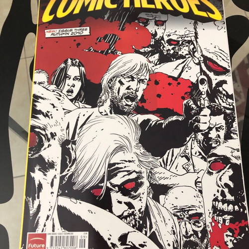 Comic Heroes Magazine #3 used with Superman and Wonder Woman posters
