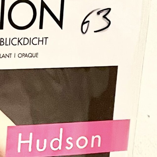 Hudson Fashion black tights new with geometric patterns XS 36-38