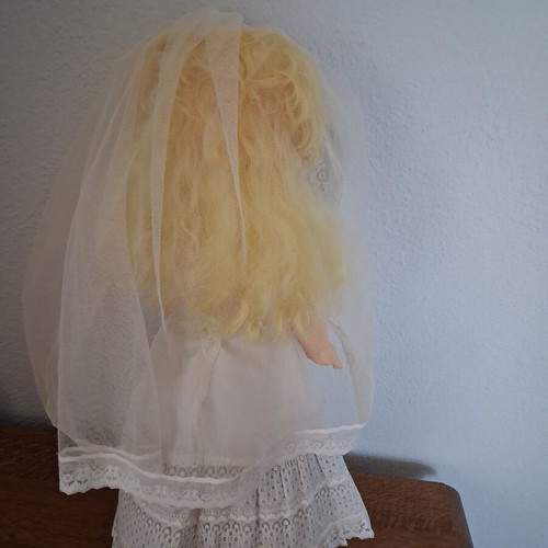 Vintage USSR Bride Doll used, very good condition