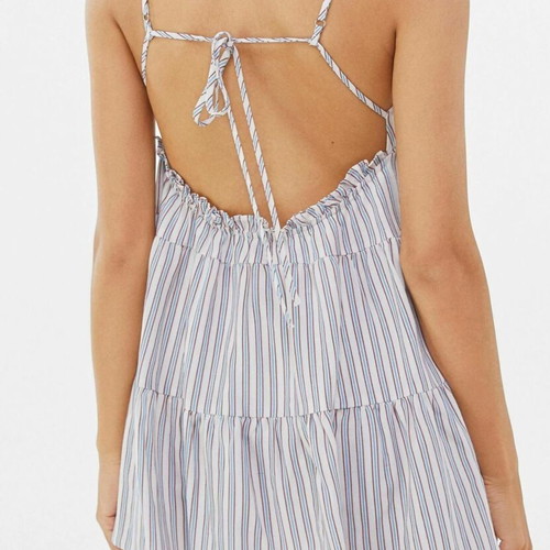Bershka summer mini dress like new, multicolor, size M