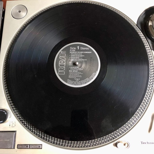 Rick Astley Whenever You Need Somebody vinyl LP album used, pop