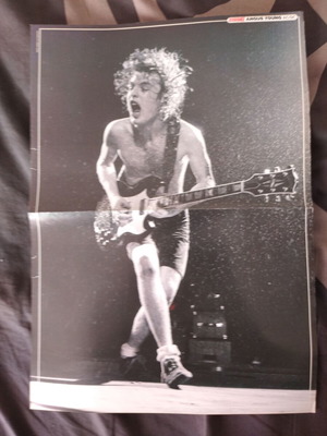 AC/DC 3 posters like new, pack