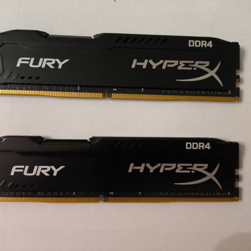 Kingston Fury DDR4 RAM 16GB Dual Channel Kit 2133MHz like new