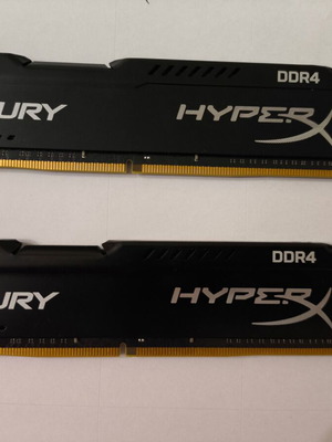 Kingston Fury DDR4 RAM 16GB Dual Channel kit 2133MHz σαν καινούργιο
