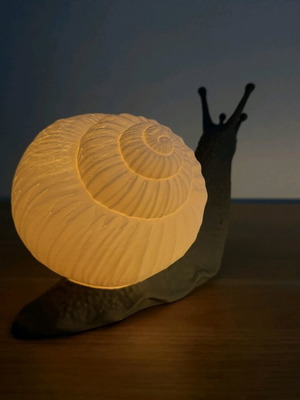 3D Printed Snail Lamp new
