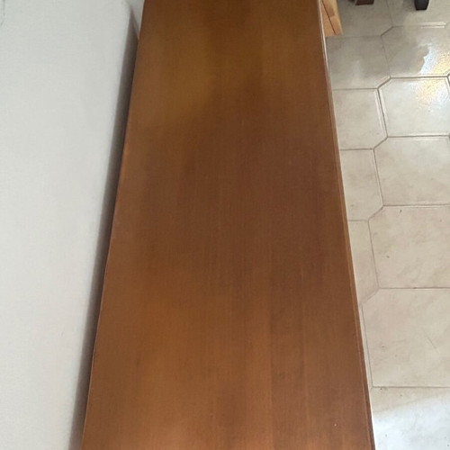 Buffet TV stand used, brown color, 100x41x83 cm